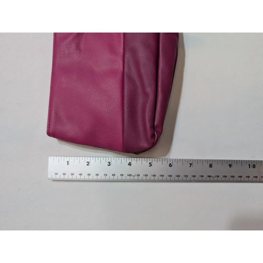 Victoria Secret VS Clutch Purse Wallet Pink Gold Tone Accents Approx. 10